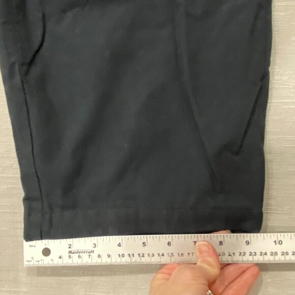 Columbia Fleece Lined Pants Mens 44 x 32 Black Nylon Water Resistant Insulated - Picture 12 of 15
